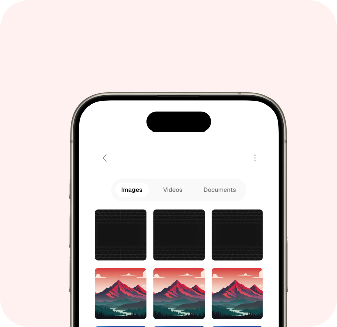 Creators Mobile Interface